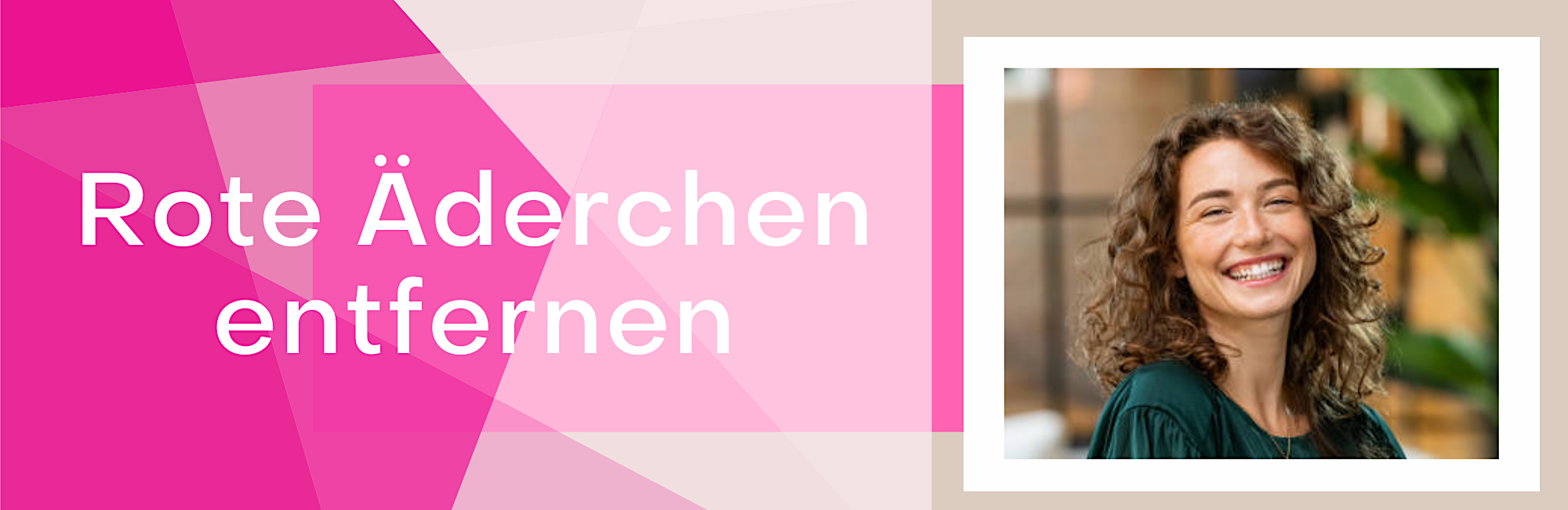 Rote Aederchen entfernen, Couperose